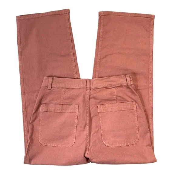 ❌SOLD🏷️NWT Madewell The Perfect Vintage Wide-Leg Crop Pants - Picture 4 of 9